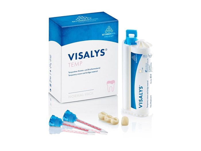 Материал для изготовления временных коронок, группа Visalys13782 Visalys Temp А3 стоматологический материал для временных коронок и мостов, Kettenbach (Германия) 13782 - фото 491603