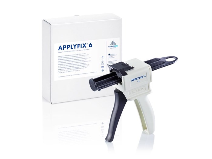 Ручной дозатор (пистолет-диспенсер )Applyfix 6 ручной дозатор (стоматологический пистолет-диспенсер ) для смешивания Visalys Temp в пропорции 10:1, Kettenbach (Германия) 17208 - фото 491880