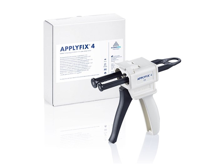 Ручной дозатор (пистолет-диспенсер)Applyfix 4 ручной дозатор (стоматологический пистолет-диспенсер) для смешивания силикона в 50мл картриджах 1:1/2:1, Kettenbach (Германия) 17203 - фото 491882