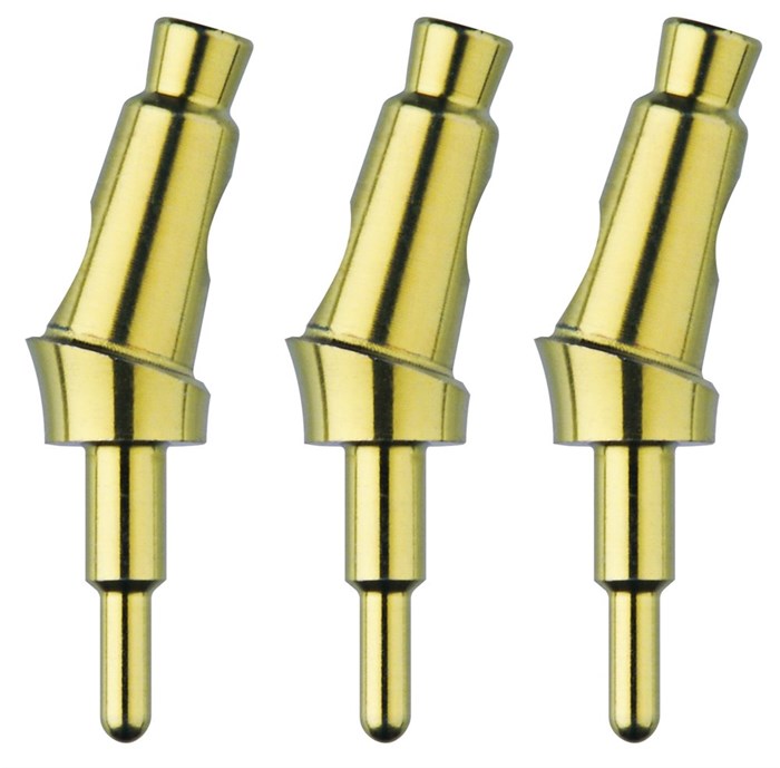 Набор примерочных абатментов (угловые) FRIADENT Select  Multipack Try-in Abutment angled, размер  D3.8/A15, в упаковке 3 шт, арт: 45-2294 45-2294 - фото 492203