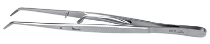 Пинцет с замкомPIN-03 Стоматологический пинцет с замком 15.5 см, Mr.Curette Tech, Южная Корея PIN-03 - фото 492481