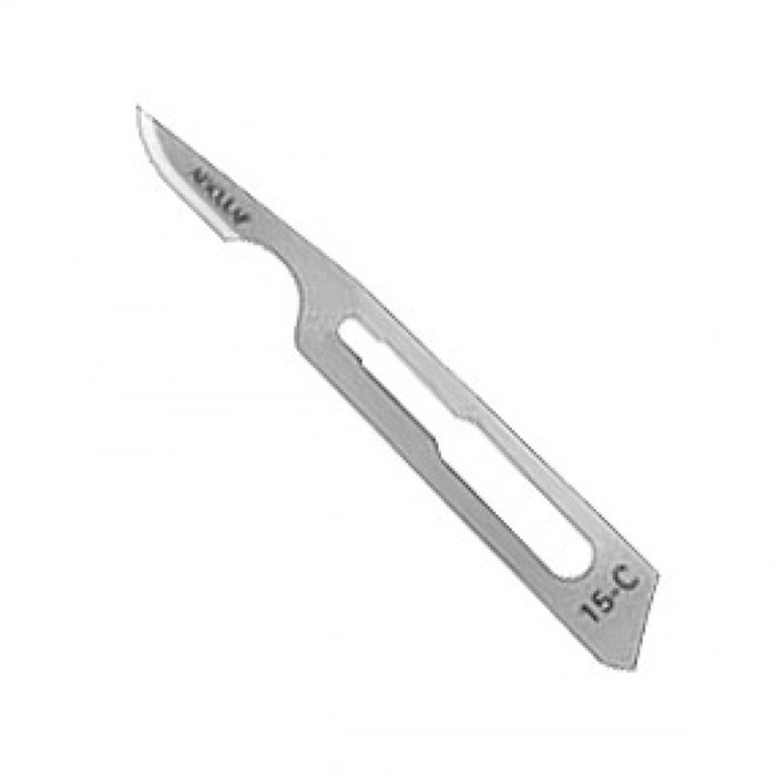 Лезвия одноразовые, стерильные №15-С, 100 шт., арт: BB515-C BB515-C - фото 492658