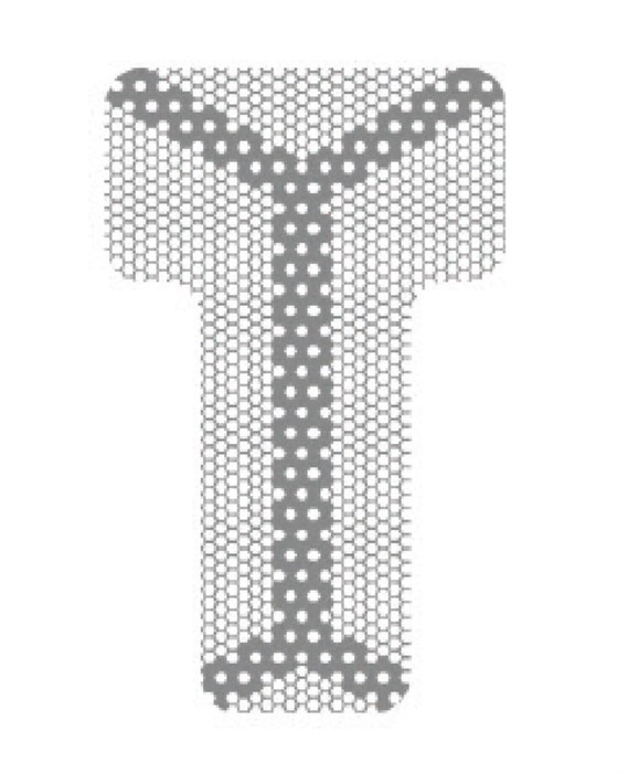 Титановая сетка (мембрана) с каркасом, 13х21х0.1 мм, шестигранная ячейка 0.36 ммHM-01-06 Титановая сетка уcиленная (шестигранник), Mr.Curette Tech, Южная Корея HM-01-06 - фото 496170