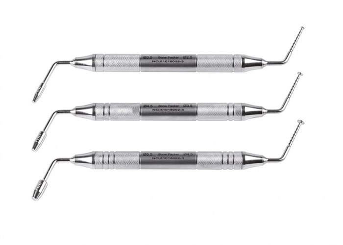 Набор костных пакеровSPL-01 Набор костных пакеров (3 шт), Mr.Curette Tech, Южная Корея SPL-01 - фото 496412