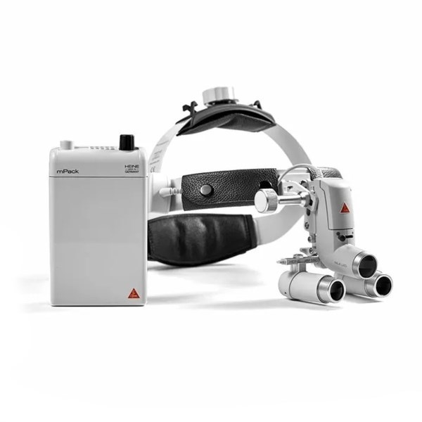 Лупа налобная Heine HRP 3,5x/420 мм + осветитель ML4 LED J-008.31.454. - фото 496546