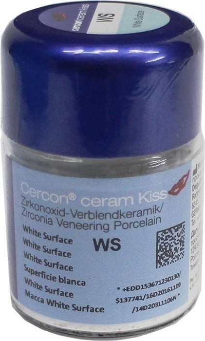 Cercon ceram kiss - специальная масса White Surface WS, 20 г., арт: 5367123013 5367123013 - фото 496584