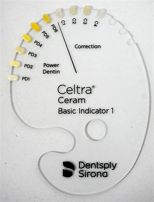 Celtra Ceram Шкала цветов Shade Indicator - Basic Indicator 1, арт: 601002 601002 - фото 497676