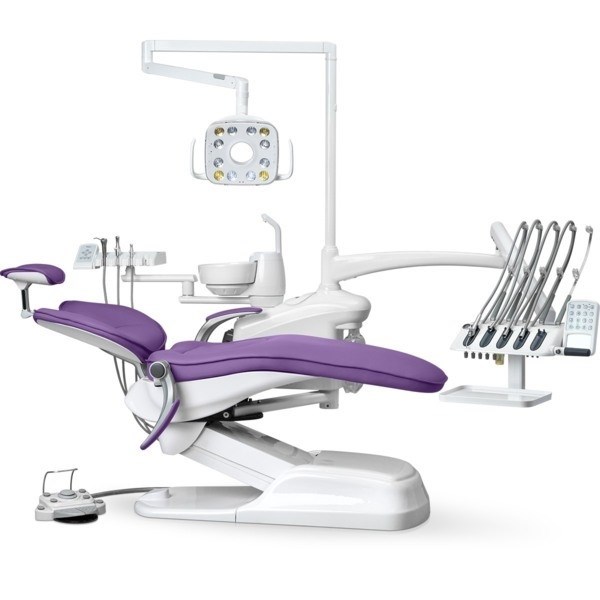 Стоматологическая установка AY-A 4800 I, верхняя подача, сиреневый NDN-001151-PURPLE - фото 498616