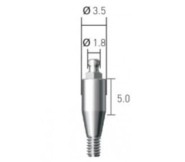 BAB355018 Шариковый аттачмент, Dentium (Ю.Корея) BAB355018 - фото 500199