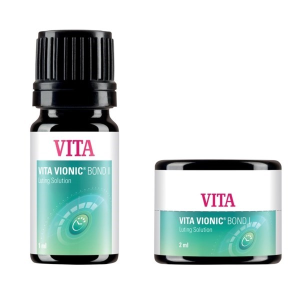 VITA VIONIC BOND KIT - самоотверждающаяся двухкомпонентная адгезионная система на основе ММА (VITA VIONIC BOND I - 2 мл, VITA VIONIC BOND II - 1 мл, Microbrush) AD9VBK - фото 500646
