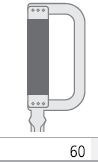 Штрипс осцилирующий односторонний Ortho-Strip  OS60, левый, арт: Ref. OS60 L/1 Ref.OS60L/1 - фото 500723