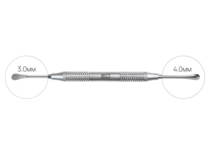 Кюретажная ложка MILLER CM8BOC-02 Стоматологическая кюретажная ложка MILLER CM8, Mr.Curette Tech, Южная Корея BOC-02 - фото 500754