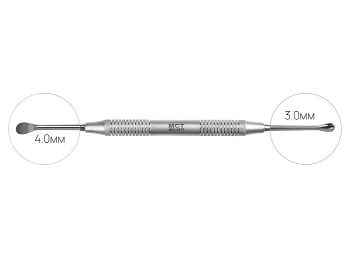 Кюретажная ложка MILLER CM9BOC-03 Стоматологическая кюретажная ложка MILLER CM9, Mr.Curette Tech, Южная Корея BOC-03 - фото 500777