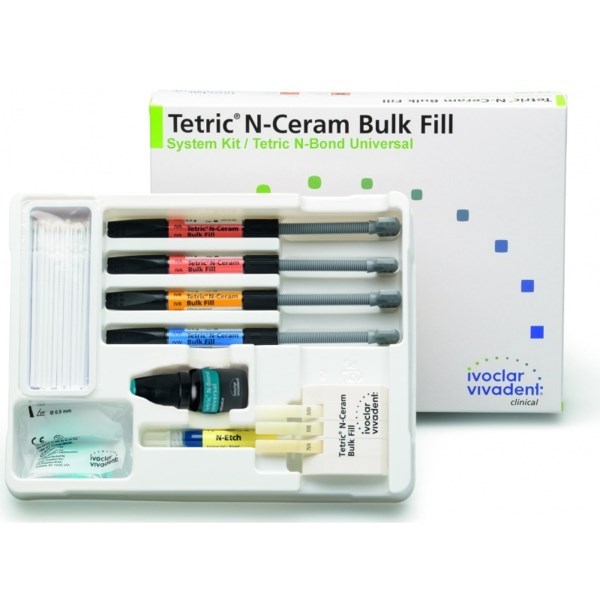 Tetric N-Ceram Bulk Fill Starter Kit/Tetrik N-Bond Universal - материал стоматологический для прямой реставрации, 3 г 682450AN - фото 501024