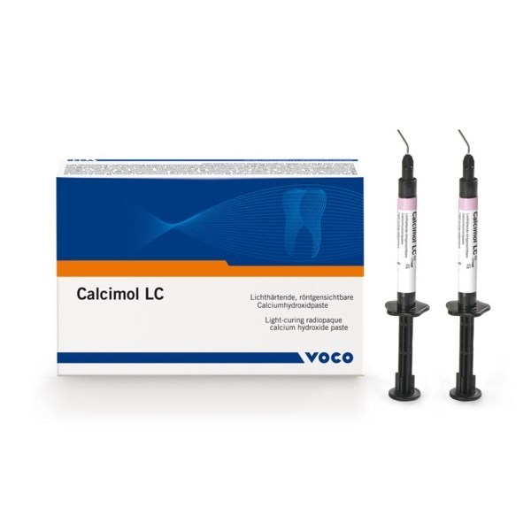 Calcimol LC - паста с гидроксидом кальция, шприц 2.5 г х 2 шт VOCO1307 - фото 501326