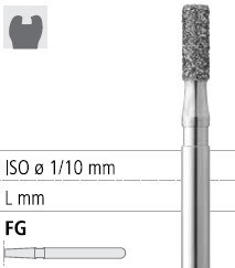 Боры стоматологические алмазные FG 835/009, 1шт. ISO код 314109534009., арт: FG212/1 C FG212/1C - фото 501408