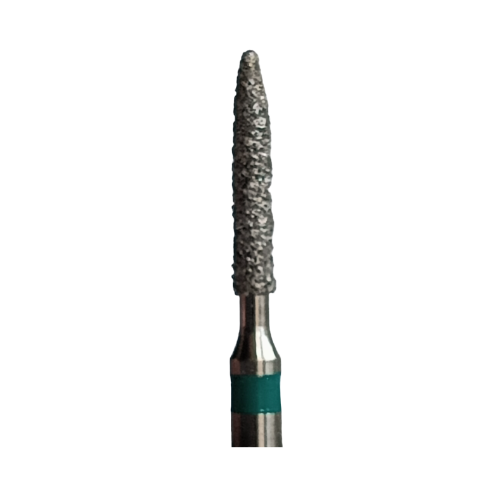 Боры стоматологические алмазные FG 861/012, зел., 6шт. ISO код 314248534012, арт: FG205L/6 C FG205L/6C - фото 502152