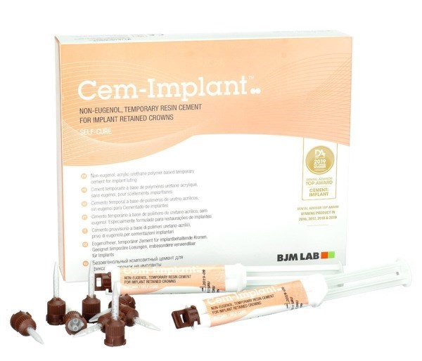 Cem - Implant Auto Mix - цемент для фиксации коронок на имплантатах. Набор для автоматического смешивания 100115-RU - фото 502340