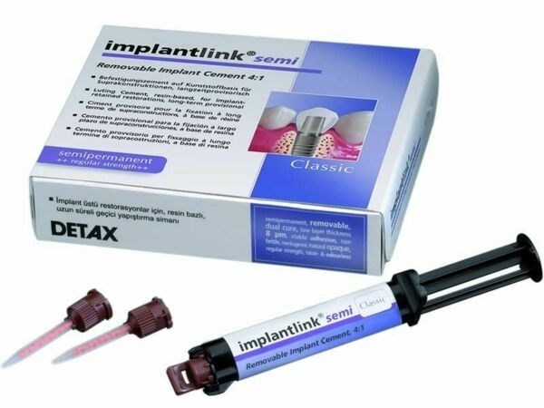 Implantlink Semi Classic - цемент стоматологический для ортопедических работ, стандартная упаковка 03092 - фото 502354