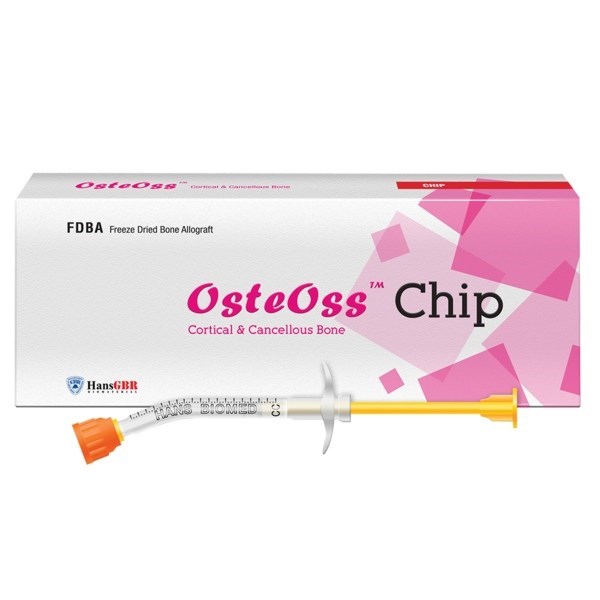 OsteOss - лиофилизированый костный аллотрансплантат, крошка кортикальной и губчатой кости, 1 см3 CCC100 - фото 502984