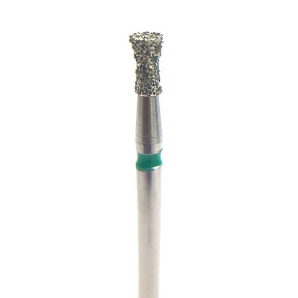 Бор алмазный 806G FG, обратный конус с воротником, D=1,6 мм, L=3,0 мм, зеленый 806.314.019.534.016 - фото 505534