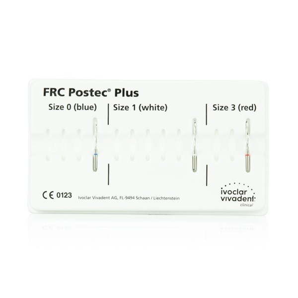 FRC Postec Plus Intro Pack Size - штифты стекловолоконные, набор (размер 0х3 шт, 1х5 шт, 3х2 шт) 603543AN - фото 506738