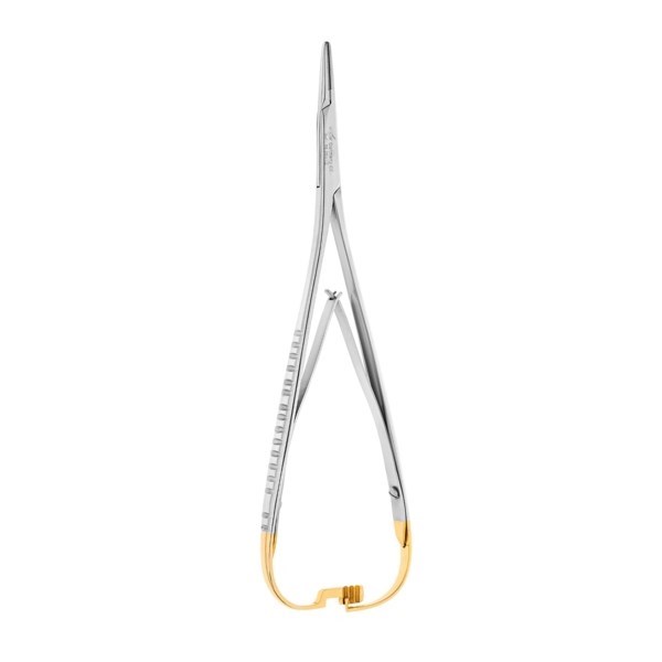 Иглодержатель хирургический Mini-Head Lichtenberg TC, 17 см 20-22A* - фото 508574