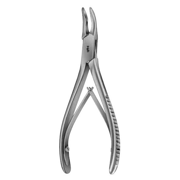 Кусачки костные по BLUMENTHAL, слегка изогнутые, длина 155 мм FO415R - фото 508739