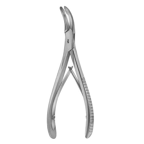 Кусачки костные по LUER, сильно изогнутые, длина 155 мм FO412R - фото 508764