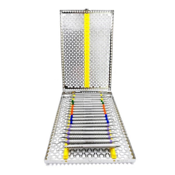 Кассета IMS Infinity DIN, 20 инструментов, 290х184х34, желтая IMEDIN205 - фото 511742