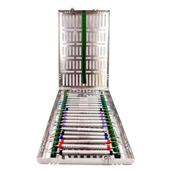 Кассета IMS Infinity DIN, 20 инструментов, 290х184х34, зеленая IMEDIN209 - фото 511758