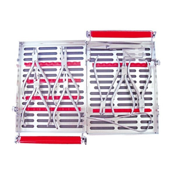 Кассета IMS 2-tier Ortho, двойная, ортодонтическая, 152х246х38, красная IM9200-OR - фото 511782