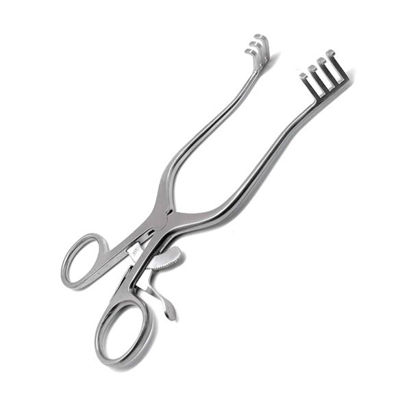 Ретрактор Surgical #7, хирургический, изгиб вниз, 60х12 мм SR7 - фото 512068