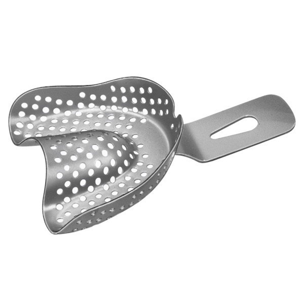 Ложка оттискная, по JESCO-FORM, OB4, для верхней челюсти, 80 x 70 мм DR204R - фото 512342