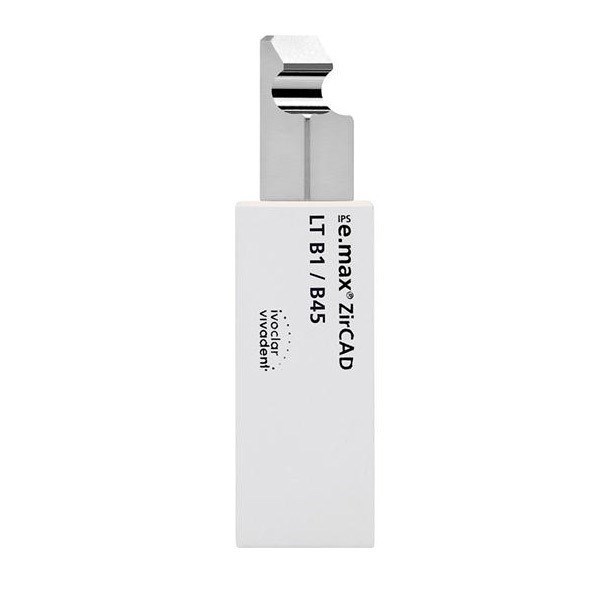 IPS e.max ZirCAD PlanMill LT - блоки из оксида циркония, цвет B2, B45, 3 шт 686229 - фото 514000