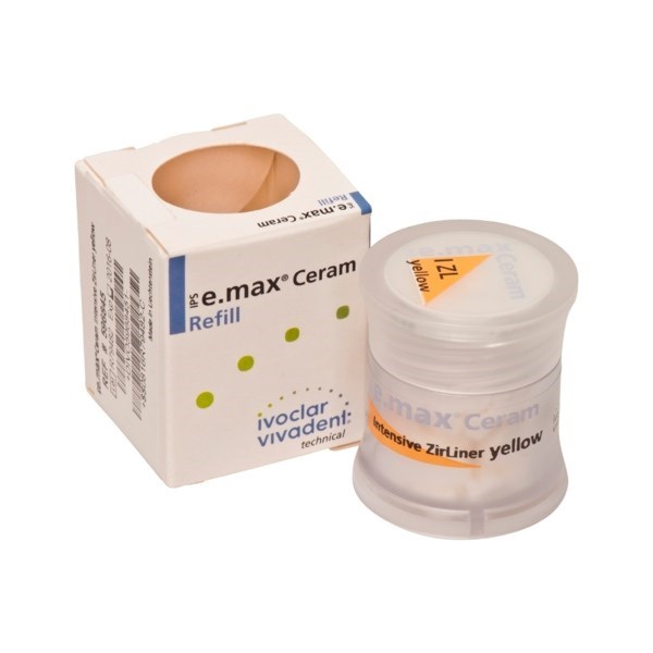 IPS e.max Ceram Intensive ZirLiner - интенсивный циркониевый подслой, желтый, 5 г 596845 - фото 514089