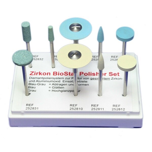 Zirkon BioStar Polisher WZ - алмазные полиры, ролик, крупные, 3 шт 252832 - фото 514812