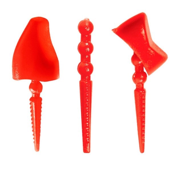 Nucleojet assorted - заготовки беззольные с культей, 10 шт для фронтальных зубов + 7 шт для премоляров, уп/19 шт 100-ANG-N19 - фото 514936