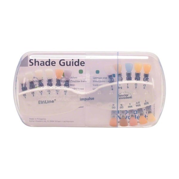 IPS InLine Material Shade Guide Impulse - расцветка импульсных масс 593367 - фото 515119
