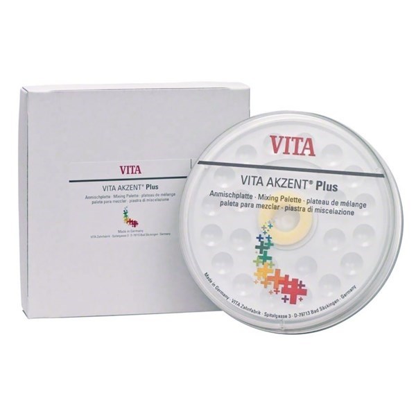 VITA AKZENT Plus mixing plate - смесительная пластина, акрил, 144 мм, с выемками B437 - фото 515139