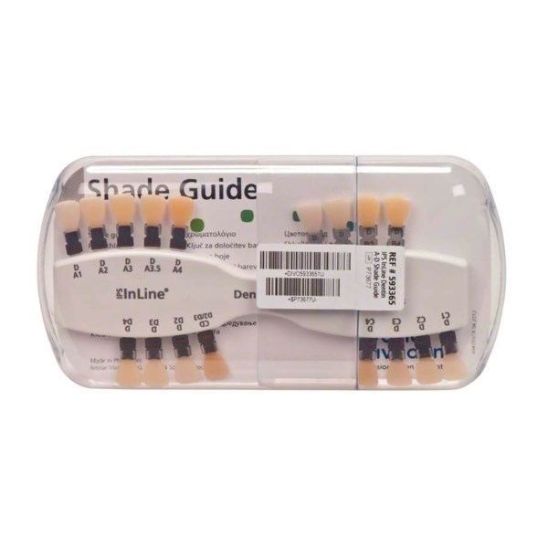 IPS InLine Material Shade Guide Dentin A-D - расцветка дентинов A-D 593365 - фото 515218