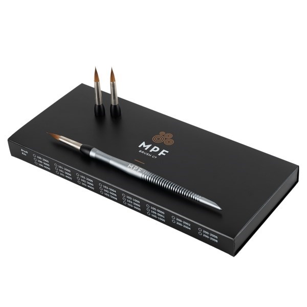 MPF Revolution Master Kit - набор запасных наконечников для кисти (2 насадки + 1 кисть), размер 6 200-3006 - фото 515263