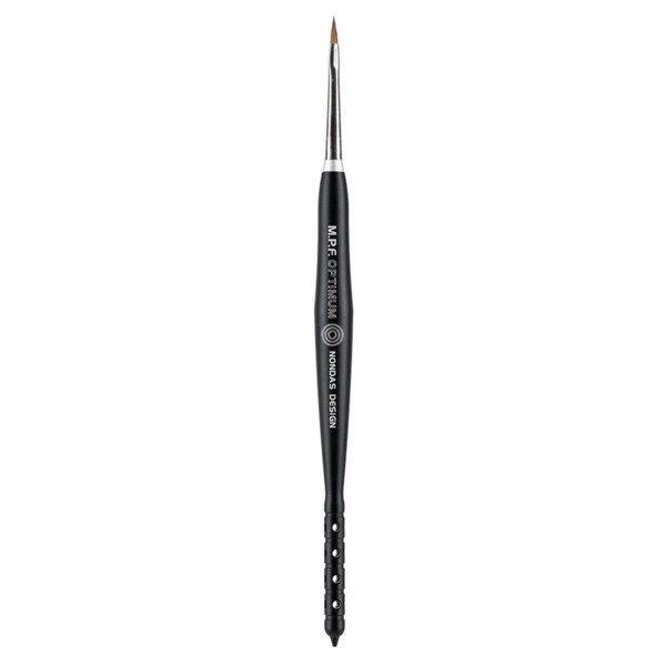 Optimum Brush - кисть для опаков, натуральный волос, черный 102-0010 - фото 515400