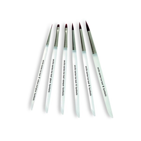 Synthetic Ceramic Brush "Arctic Series" - кисть для керамики, синтетическая, арктическая серия, размер 6 09-3510 - фото 515406
