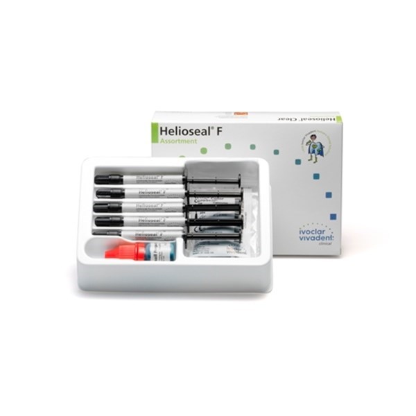 Helioseal F Assortment - набор стоматологический для запечатывания фиссур и слепых ямок, 5x1.25 г 558518AN - фото 516464