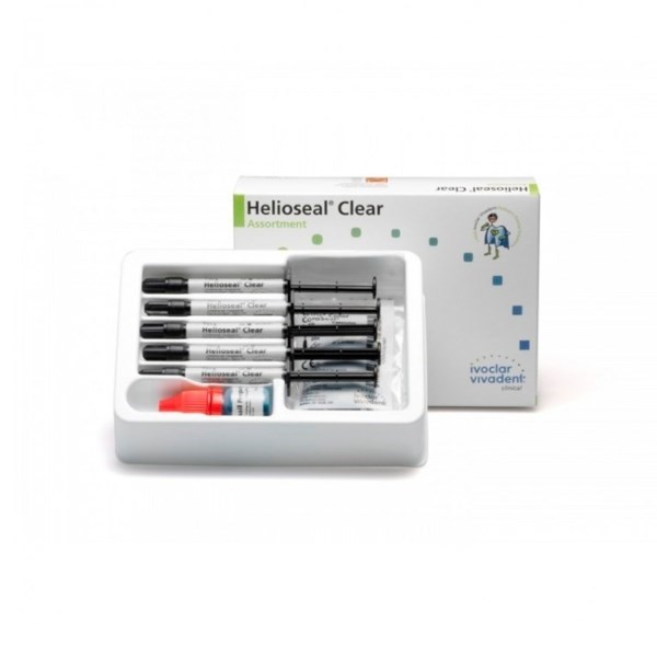 Helioseal Clear Assortment - набор стоматологический для запечатывания фиссур и слепых ямок, 5x1.25 г 558520AN - фото 516476