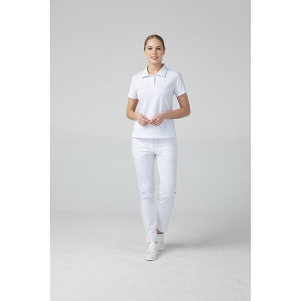 Поло женское DRN110, белый, 50 DRN110-WHT-50 - фото 518400