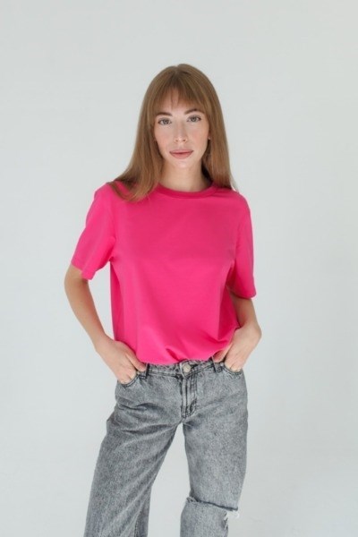 Футболка женская, фуксия, 40-42 TZ111-FCS-40 - фото 518474