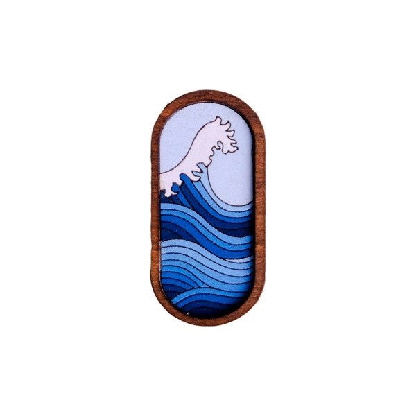 Значок "Море" AW_M80 - фото 521035