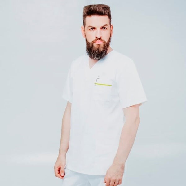 Туника мужская 245 Vermont, R150 белый, XXL 245R150XXL - фото 522981